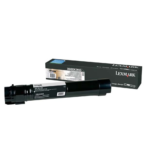[4000769] Lexmark Original Toner X950X2KG black 38 000 pages