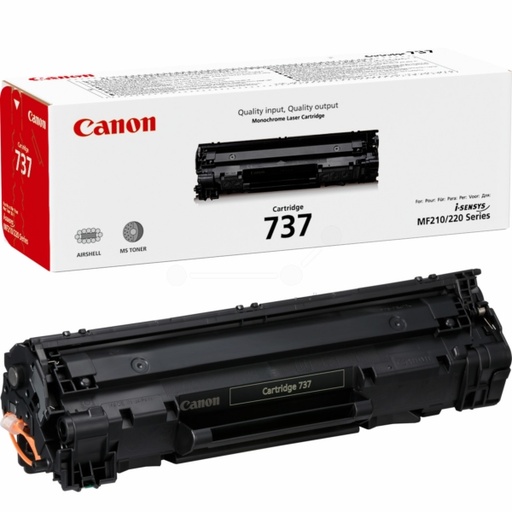 [4000830] Canon originálny toner CRG 737 9435B002 black (čierna) 2 400 strán
