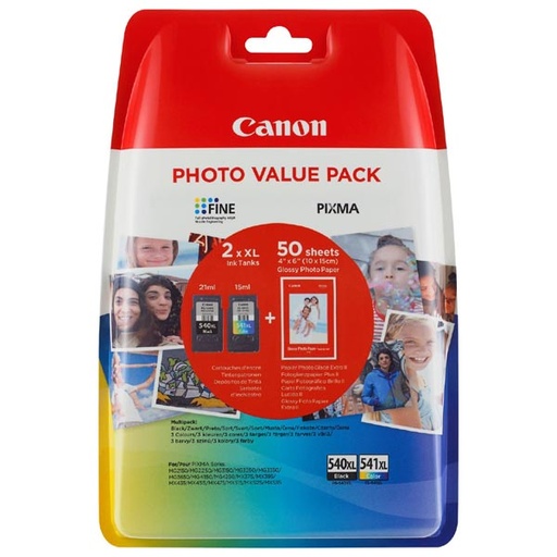 [4000838] Canon Original Inkjet PG-540XL / CL-541XL foto pack 5222B013