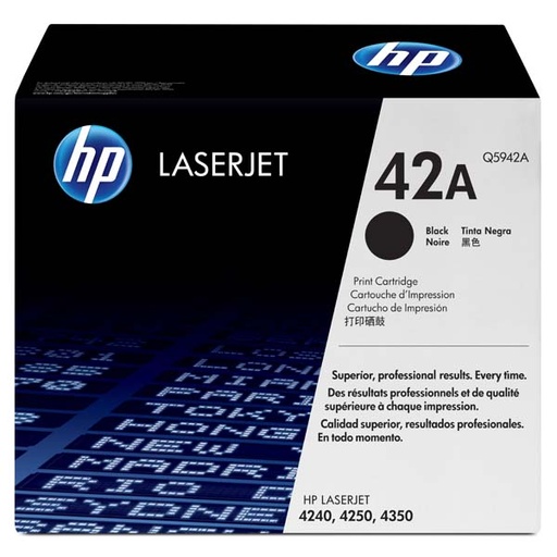[4000888] HP Original Toner Q5942A / HP 42A black 10 000 pages