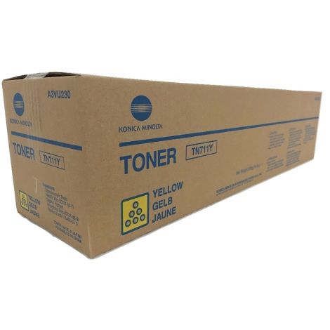 [4000916] Konica Minolta Original Toner TN711Y A3VU250 yellow 31 500 pages