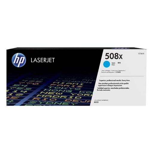 [4001348] HP Original Toner CF361X / HP 508X cyan 9 500 pages