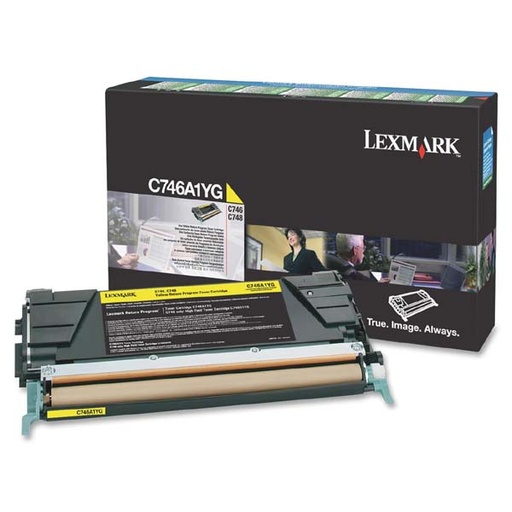 [4001364] Lexmark Original Toner C746A3YG yellow 7 000 pages