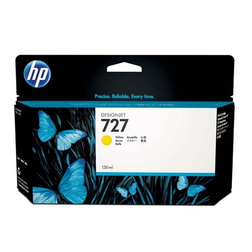 [4001442] HP Original Inkjet B3P21A / HP 727 yellow 130 ml