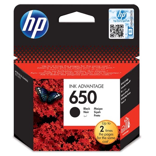 [4001486] HP Original Inkjet CZ101AE / HP 650 black 6,5ml 360 pages