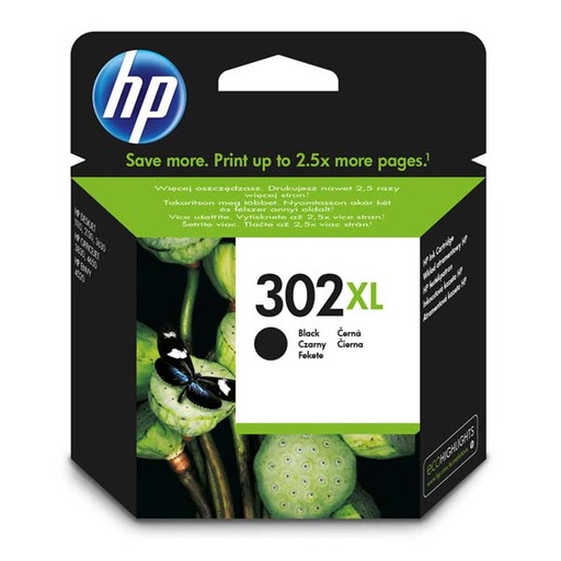 [4001634] HP Original Inkjet F6U68AE / HP 302XL black 8,5 ml 480 pages