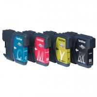 [4001639] Brother Original Inkjet LC-1100 XL HYVALBP CMYK multipack 1 x 900 pages + 3 x 750 pages