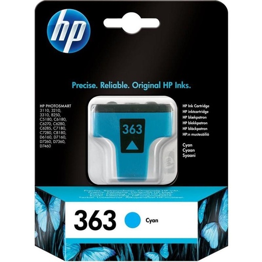 [4001701] HP Original Inkjet C8771EE / HP 363 cyan 5,5 ml