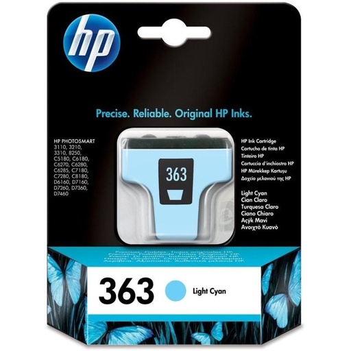 [4001704] HP Original Inkjet C8774EE / HP 363 light cyan 5,5 ml