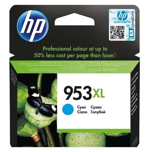 [4001797] HP Original Inkjet F6U16AE / HP 953XL cyan 20ml 1 600 pages