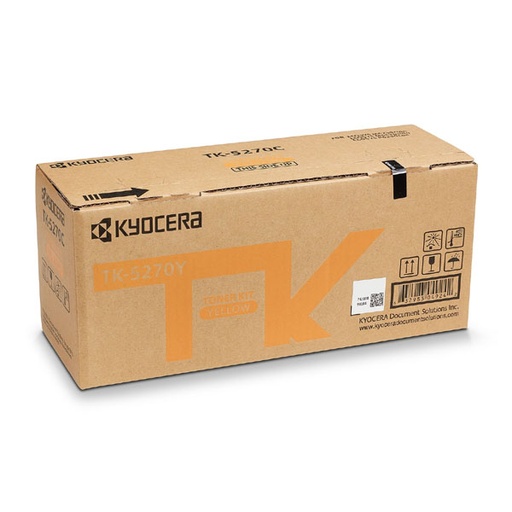 [4001807] Kyocera Original Toner TK-5270Y 1T02TVANL0 yellow 6 000 pages