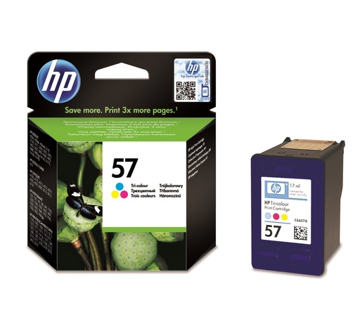 [4001836] HP Original Inkjet C6657AE / HP 57 color 17ml B-box