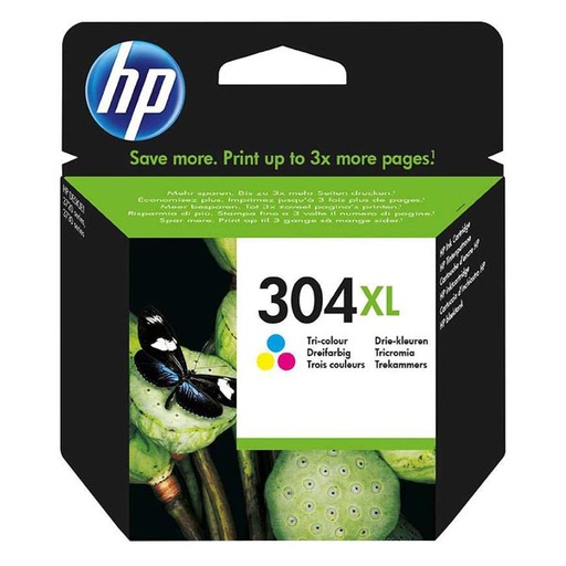 [4001856] HP Original Inkjet N9K07AE / HP 304XL tricolor 7ml 300 pages