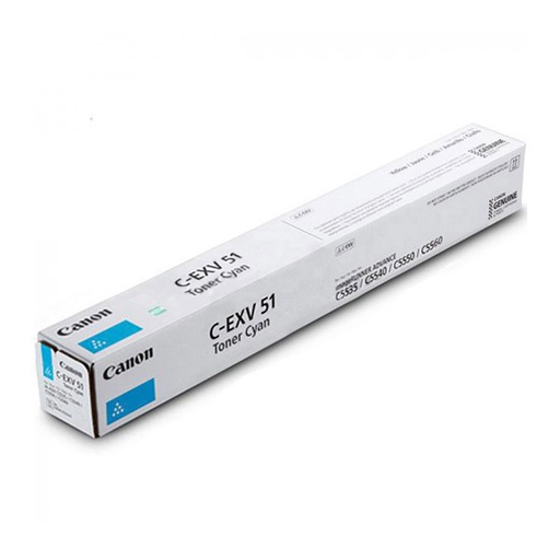 [4001864] Canon Original Toner C-EXV51 0482C002 cyan 60 000 pages