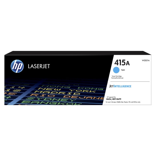 [4001926] HP Original Toner W2031A / HP 415A cyan 2 100 pages