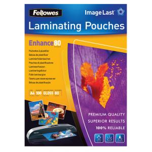 [4002144] Laminovacie fólie Fellowes 216x303 A4 80mic