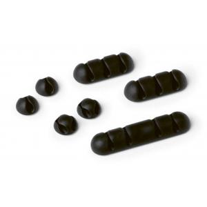 [4002191] Úchytka na káble CAVOLINE CLIP MIX čierna