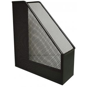 [4002261] Drôtený stojan na časopisy 90x295x258mm čierny