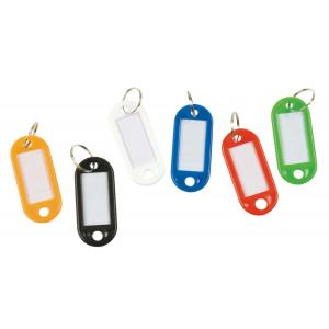 [4002300] Menovky na kľúče Q-Connect biele 10ks