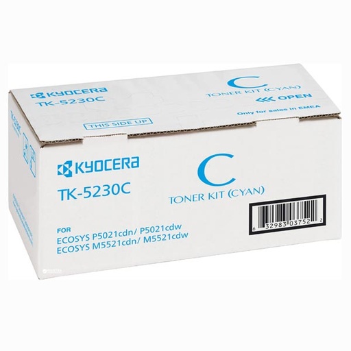 [4002353] Kyocera Original Toner TK-5230C 1T02R9CNL0 cyan 2 200 pages