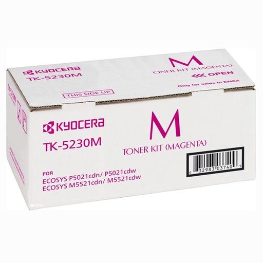 [4002355] Kyocera Original Toner TK-5230M 1T02R9BNL0 magenta 2 200 pages
