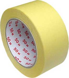 [4002383] Maskovacia krepová páska 50 mm x 50 m žltá