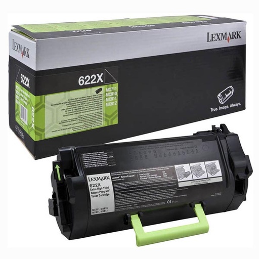 [4002414] Lexmark Original Toner 62D2X00 / 622X black 45 000 pages