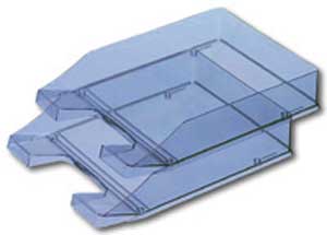 [4002419] Odkladač HAN priehľadný modrý A4