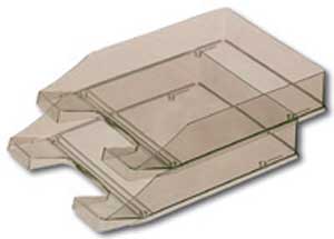 [4002422] Odkladač HAN priehľadný dymový A4