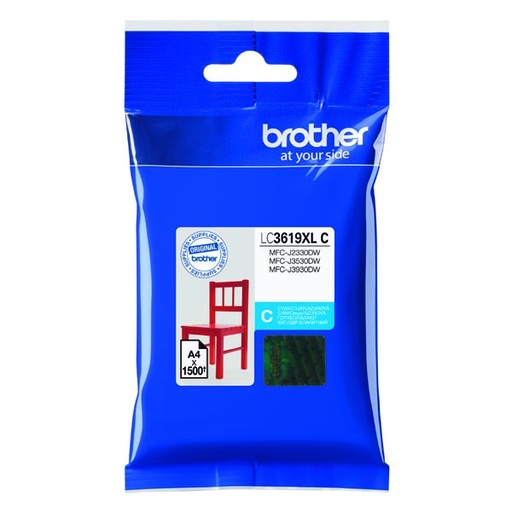 [4002488] Brother Original Inkjet LC-3619XLC cyan 1 500 pages