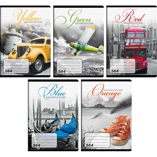 [4002628] Zošit 564 A5 60 listov linajkovaný