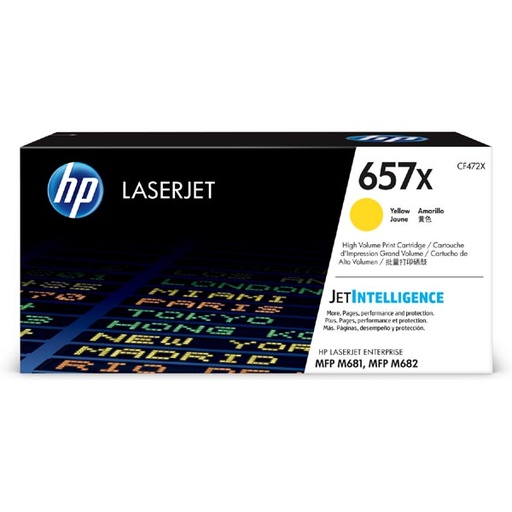 [4002638] HP Original Toner CF472X / HP 657X yellow 23 000 pages