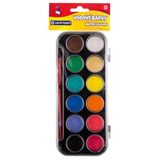 [4002649] Vodové farby Centropen 9540/12 30mm