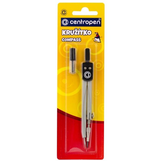 [4002653] Kružidlo Centropen 9591 kovové v blistri