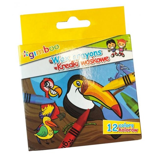 [4002704] Voskovky 12 farieb Gimboo