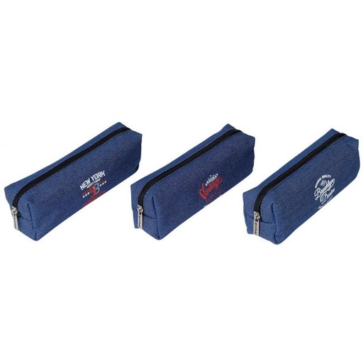 [4002715] Puzdro na perá v džínsovom prevedení