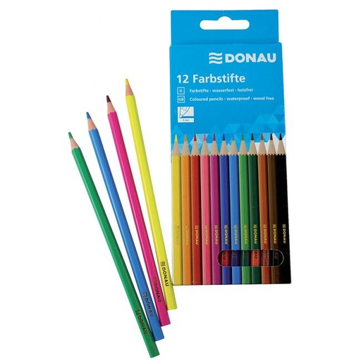 [4002734] Farbičky Donau 12 farebné