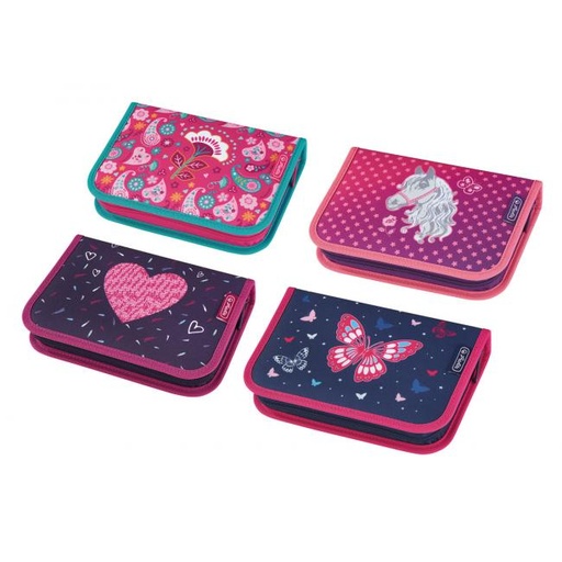 [4002806] Peračník Herlitz 1 zipsový prázdny 1-klopý mix Babie leto Kôň Tropic Motýľ