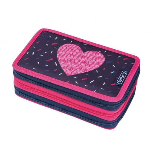 [4002812] Peračník Herlitz 3 zipsový plný Tropic