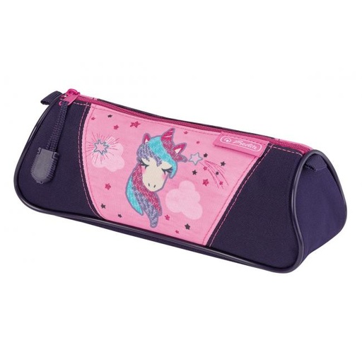 [4002815] Puzdro Herlitz trojuholníkové 22,5x7,7x9cm Jednorožec