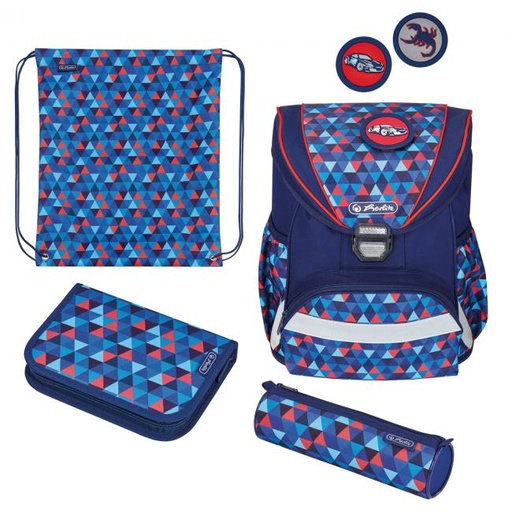 [4002838] Školská taška Herlitz UltraLight Trojuholníky sada