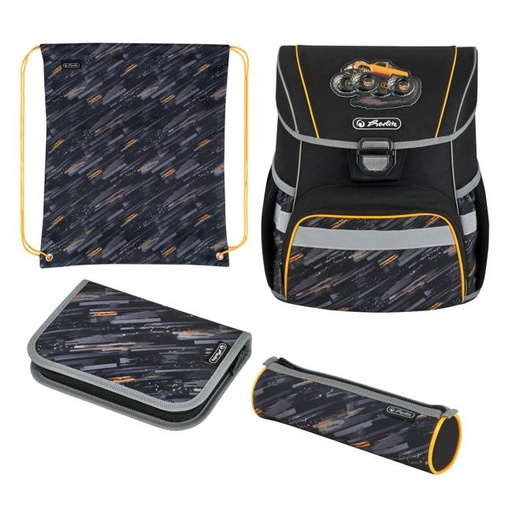 [4002877] Školská taška Herlitz Loop Monster truck sada