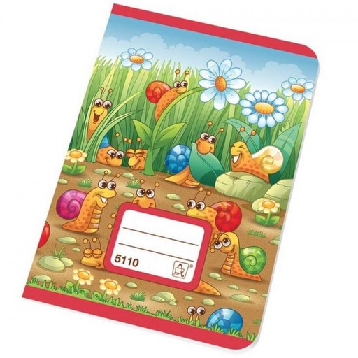 [4002936] Zošit školský 5110 A5 10 listov štvorčekový 10x10 mm bezdrevý