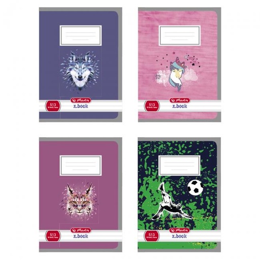 [4002939] Zošit Herlitz 513 A5 linakový 70g/m2 mix motívov