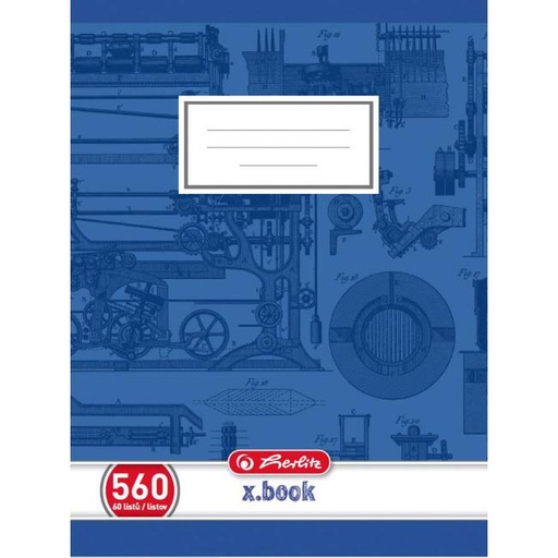 [4002944] Zošit Herlitz 560 A5 čistý 70g/m2