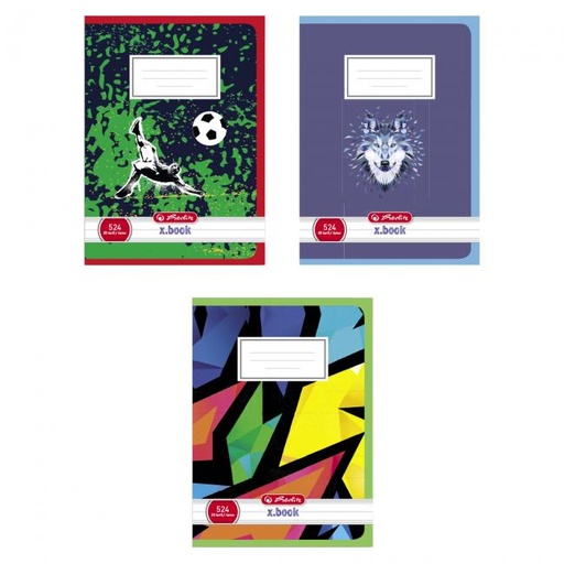 [4002964] Zošit Herlitz 524 A5 linajkový 70g/m2 mix motívov chlapci