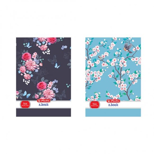 [4002966] Zošit Herlitz 544 A5 Ladylike linajkový 70g/m2 mix