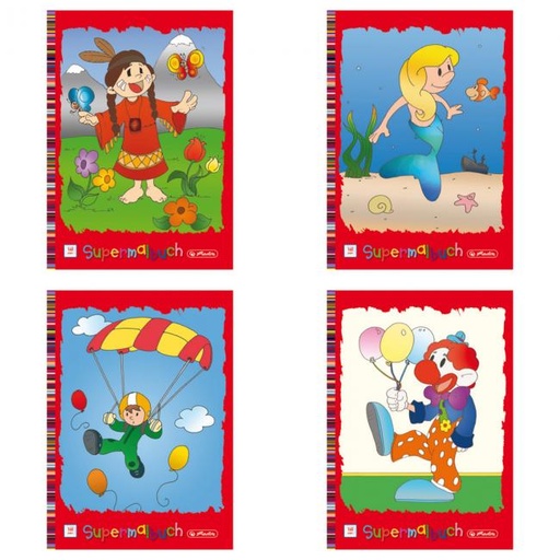 [4003045] Maľovanka Herlitz A4 160 strán mix motívov