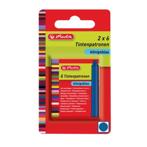 [4003055] Bombičky Herlitz 2x6ks modré v blistri