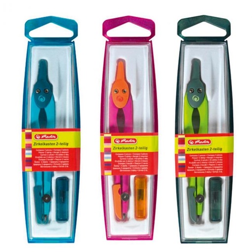 [4003060] Kružidlo Herlitz + náhradné tuhy, mix farieb